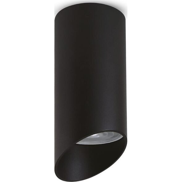 Oprawa natynkowa / tuba Maclean, punktowa, okrągła, aluminiowa, GU10, 55x130mm, kolor czarny, MCE360 B