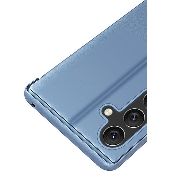 Hurtel Clear View Case etui Samsung Galaxy A54 5G pokrowiec z klapką niebieskie