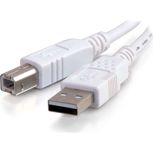 Kabel USB C2G USB-A - USB-B 3 m Biały (81562)