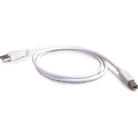 Kabel USB C2G USB-A - USB-B 3 m Biały (81562)