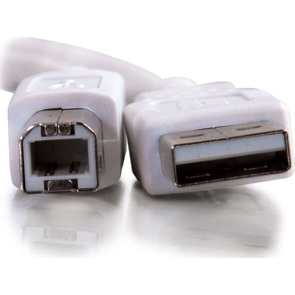 Kabel USB C2G USB-A - USB-B 3 m Biały (81562)