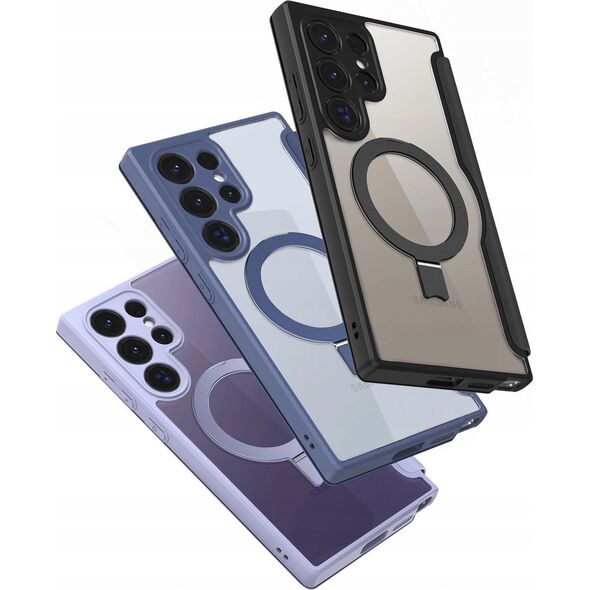 Dux Ducis Etui Dux Ducis Skin X Pro z klapką i magnetycznym ringiem na Samsung S24 Ultra - czarne