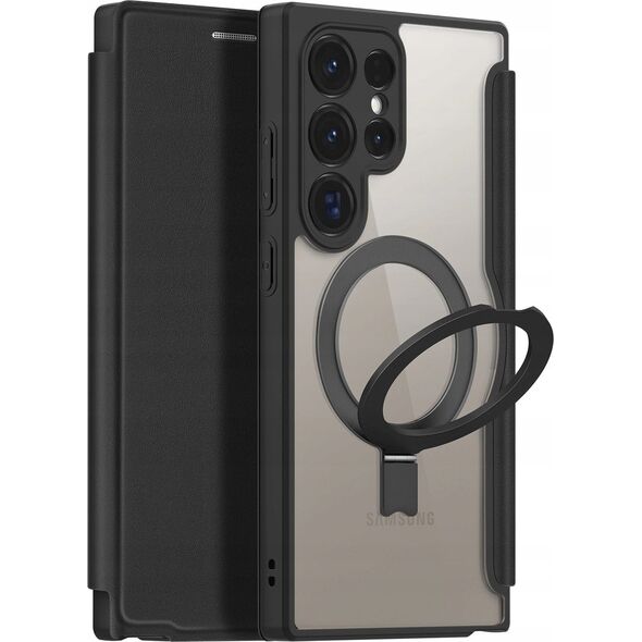 Dux Ducis Etui Dux Ducis Skin X Pro z klapką i magnetycznym ringiem na Samsung S24 Ultra - czarne