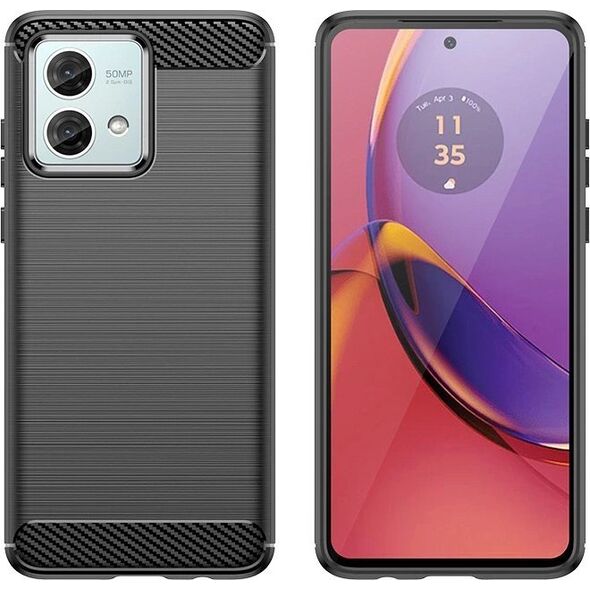 Hurtel Etui Carbon Case do Motorola Moto G84 - czarne