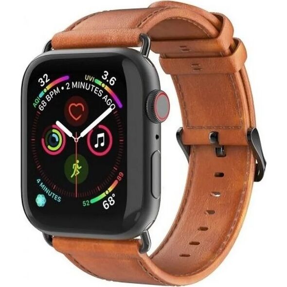 Dux Ducis DUX DUCIS pasek YA skórzany do Apple Watch 42 / 44 / 45 / 49 mm brązowy
