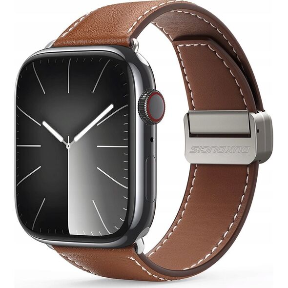 Dux Ducis DUX DUCIS pasek YA skórzany do Apple Watch 42 / 44 / 45 / 49 mm brązowy