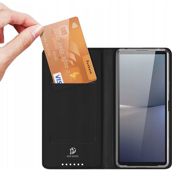 Dux Ducis Etui Dux Ducis Skin Pro na Sony Xperia 10 VI z klapką i miejscem na kartę - czarne