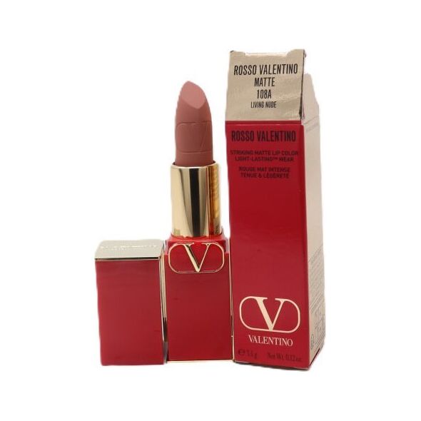 Valentino Valentino, Rosso, Ματ, Κρεμ κραγιόν, 108A, Ξαναγεμιζόμενο, 3,5 g Για γυναίκες 14240067 3614273665667