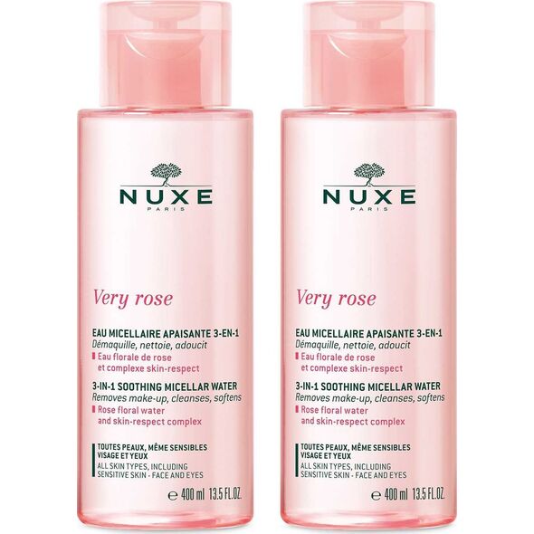 Set Duo, Nuxe, Very Rose, Micellar Water, For Sensitive Skin, 2 pcs, 400 ml For Women