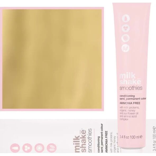 Milk Shake, Smoothies, Ammonia-Free, Semi-Permanent Hair Dye, 99N Very Light Blond, 100 ml For Women
