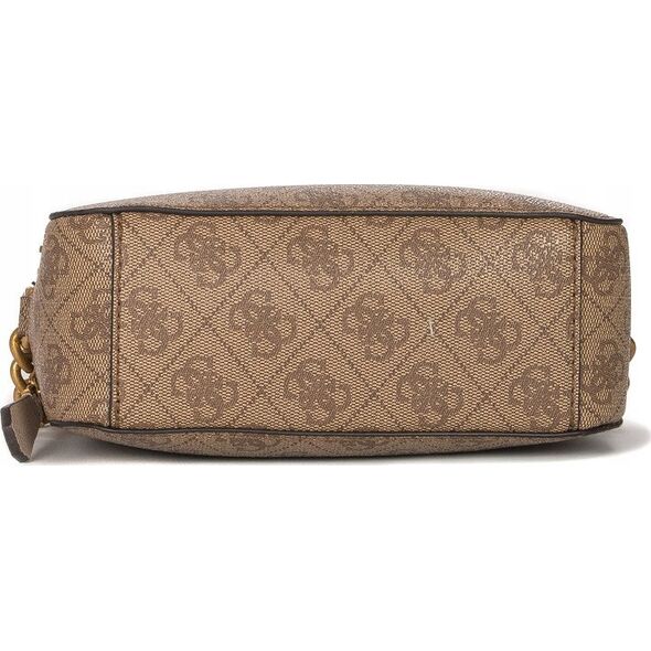 Guess, Dalma, Synthetic Leather, Camera Bag, Textile Crossbody Bag, Bronze, BW7425 VIN35, 20.32 x 7.62 x 13.97 cm, For Women For Women