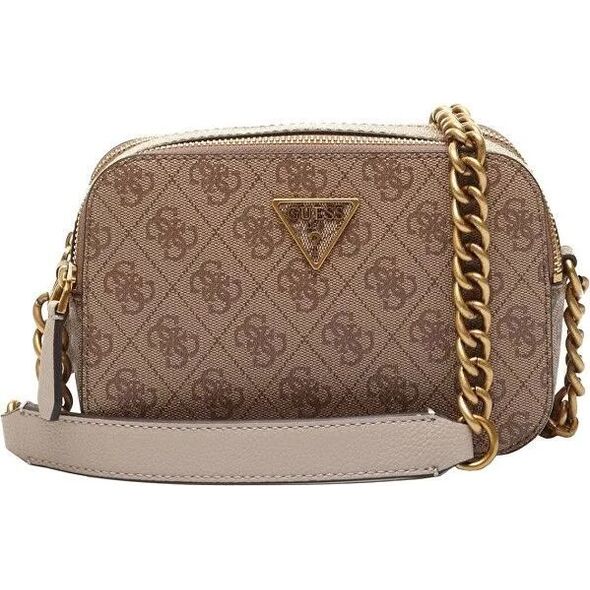 Guess, Dalma, Synthetic Leather, Camera Bag, Textile Crossbody Bag, Bronze, BW7425 VIN35, 20.32 x 7.62 x 13.97 cm, For Women For Women