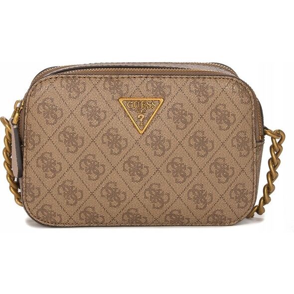 Guess, Dalma, Synthetic Leather, Camera Bag, Textile Crossbody Bag, Bronze, BW7425 VIN35, 20.32 x 7.62 x 13.97 cm, For Women For Women