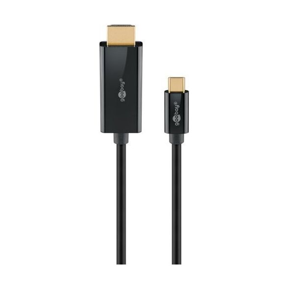 Kabel USB-C™ do HDMI™ 4K @ 60 Hz, 3 m, czarny - Długość kabla 3 m