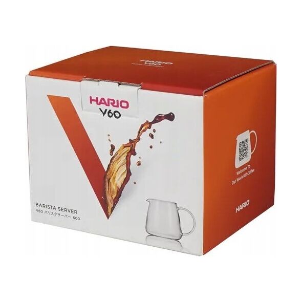 Hario - V60 Barista - Serwer szklany 600ml
