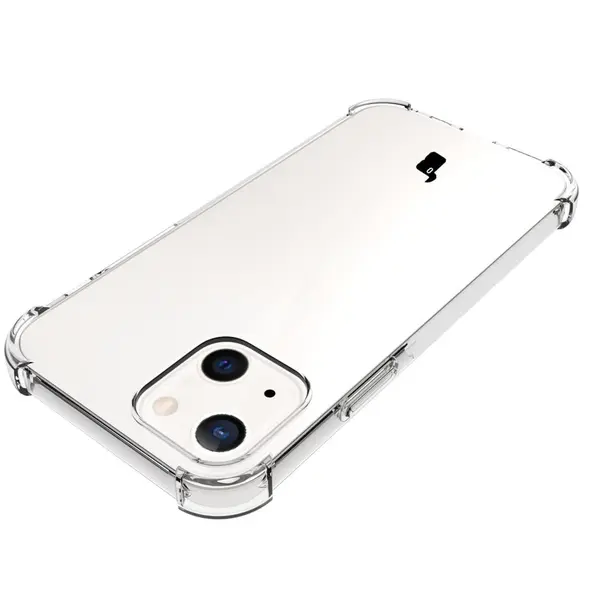 Bizon Case Clear Pack case + 2x screen glass + lens glass Apple iPhone 13 clear