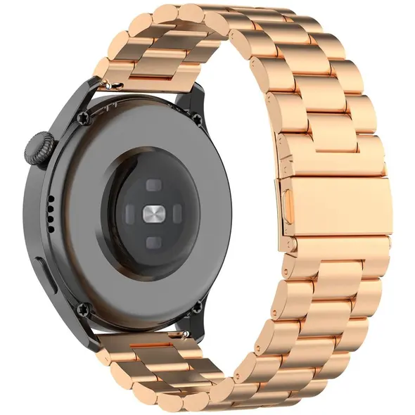 Bizon Strap Watch Aura Smartwatch 18 mm różowozłoty