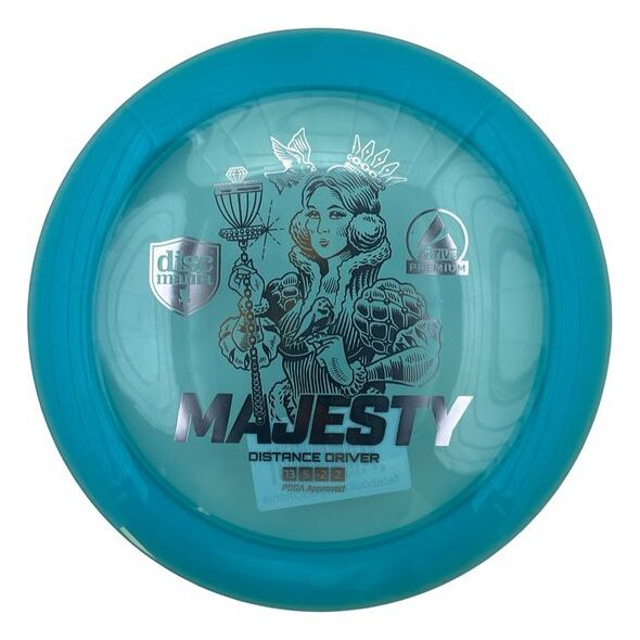 Discmania Blue Diskgolfo diskas Distance Driver MAJESTY Active Premium Mėlyna 13412843 6430074952686