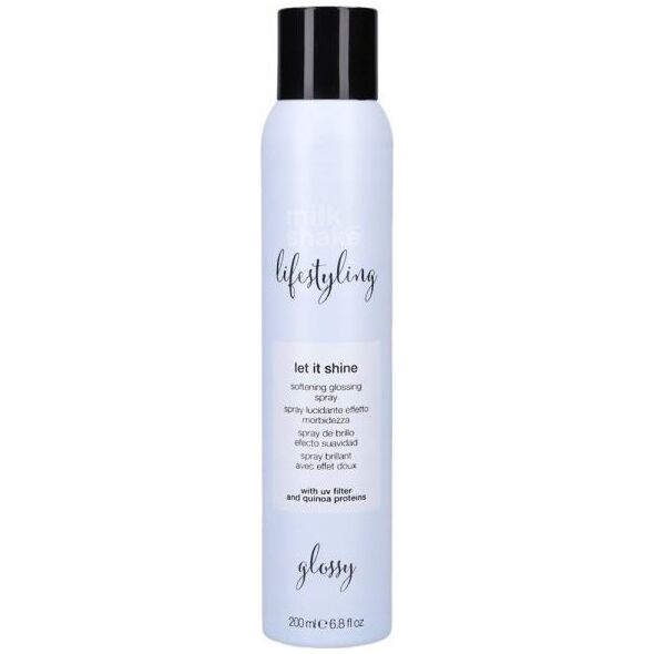 Milk Shake Milk Shake, Lifestyling Let It Shine, Milk Proteins, Hair Spray, For Shine & Softness, 200 ml For Women