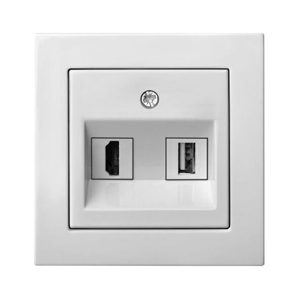 Liregus FLUSH MOUNTING ΥΠΟΔΟΧΗ HDMI+USB 13475905 4770025856055
