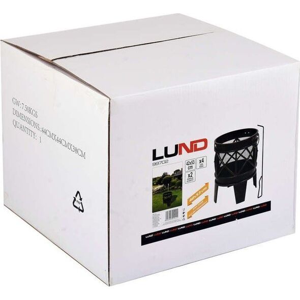 Palenisko ogrodowe Lund Palenisko ogrodowe stalowe, dekoracyjne, koksownik 42CM universal