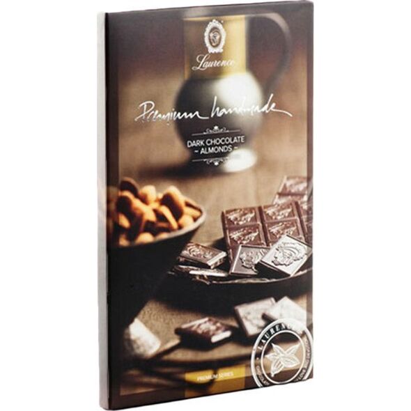 Dark chocolate with almonds Laurence, 80 g