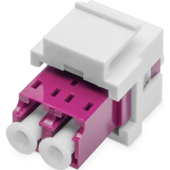 Digitus DIGITUS LWL Kupplung LC/LC Multimode-OM4 Dupl.Keystone-Modul 13337767 4016032489825
