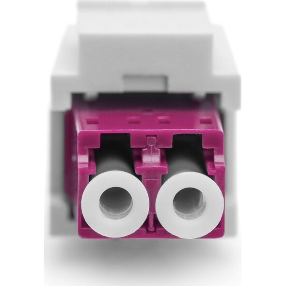Digitus DIGITUS LWL Kupplung LC/LC Multimode-OM4 Dupl.Keystone-Modul 13337767 4016032489825