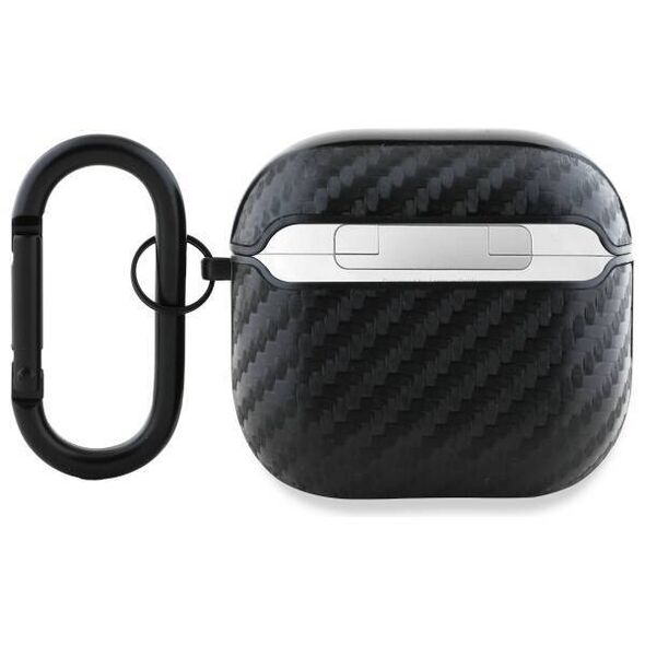 Original Case APPLE AIRPODS 4 BMW Cover PU Carbon M Collection (BMA4CMPUCA) black 3666339397432
