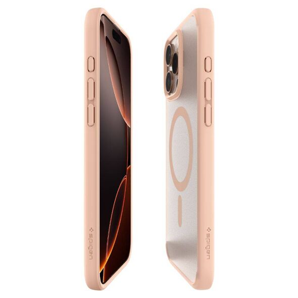 Case IPHONE 16 PRO Spigen Ultra Hybrid "T" Mag MagSafe TItanium pink 8809971239028