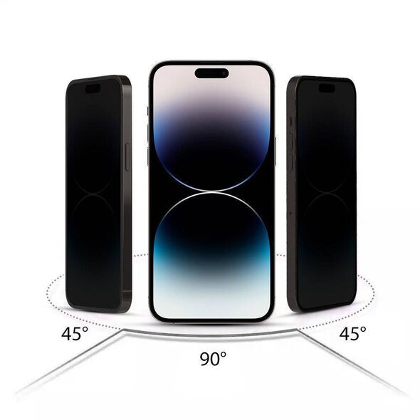 Tempered Glass SAMSUNG GALAXY S25 ULTRA Hofi Anti Spy Glass Pro+ 2-Pack (Privacy) black 5906302322329