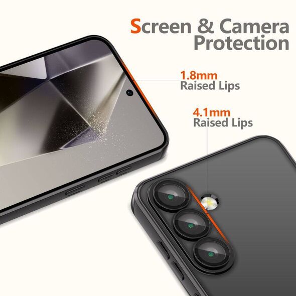 Case SAMSUNG GALAXY S25 Tech-Protect MagFlex MagSafe Shiny black 5906302360055