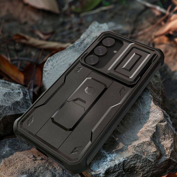 Case SAMSUNG GALAXY S25+ Tech-Protect Kevlar Cam+ black 5906302321735