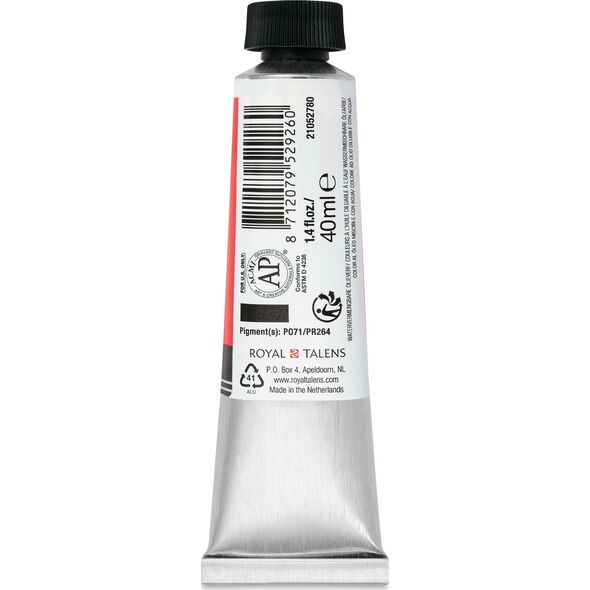 Cobra Cobra Artist Water-Mixable Oil Colour Tube Pyrrole Orange 278