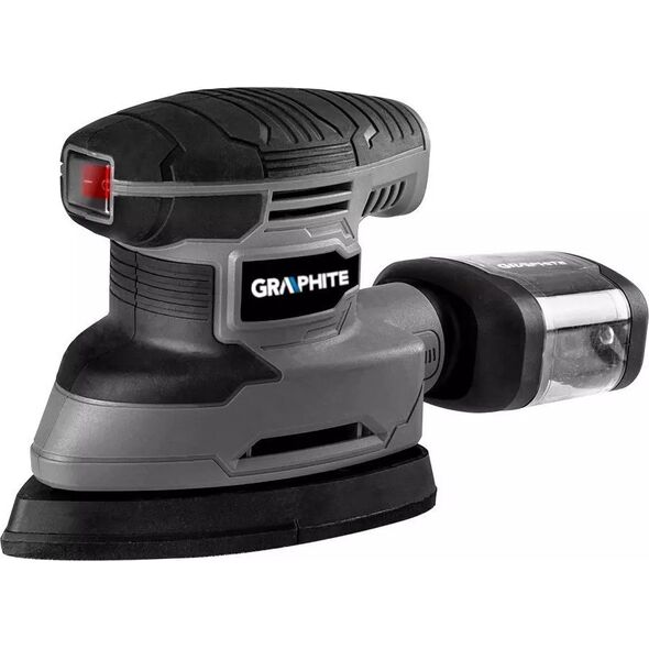Szlifierka Graphite Szlifierka oscylacyjna delta 180W, stopa 140 x 140 x 80 mm 59G336