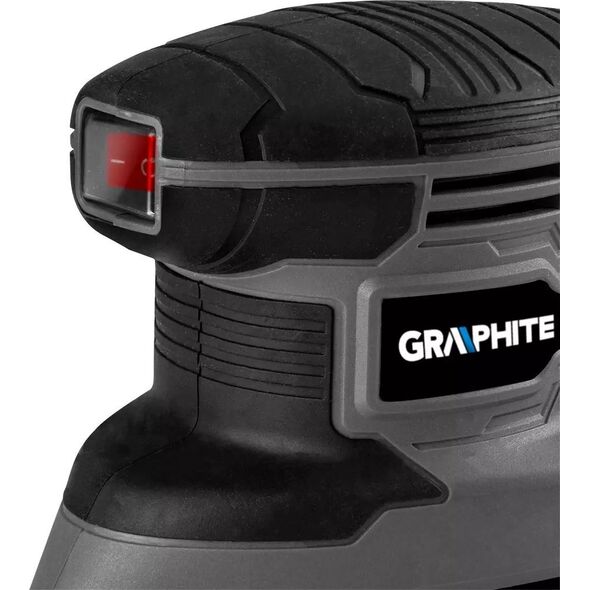 Szlifierka Graphite Szlifierka oscylacyjna delta 180W, stopa 140 x 140 x 80 mm 59G336