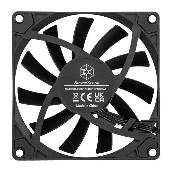 SilverStone SilverStone Air Slimmer SST-AS90B Slim-Lüfter - 92mm, μαύρο 13333464 4710679815121