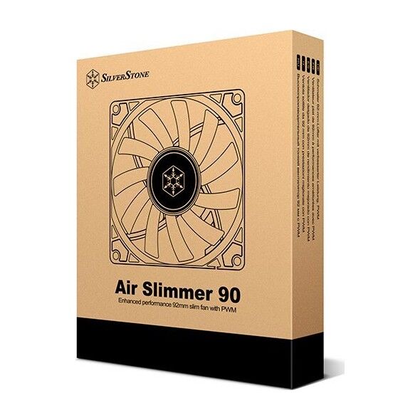 SilverStone SilverStone Air Slimmer SST-AS90B Slim-Lüfter - 92mm, μαύρο 13333464 4710679815121