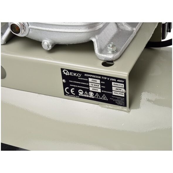 Sprężarka Geko 10bar 200L (G80310)