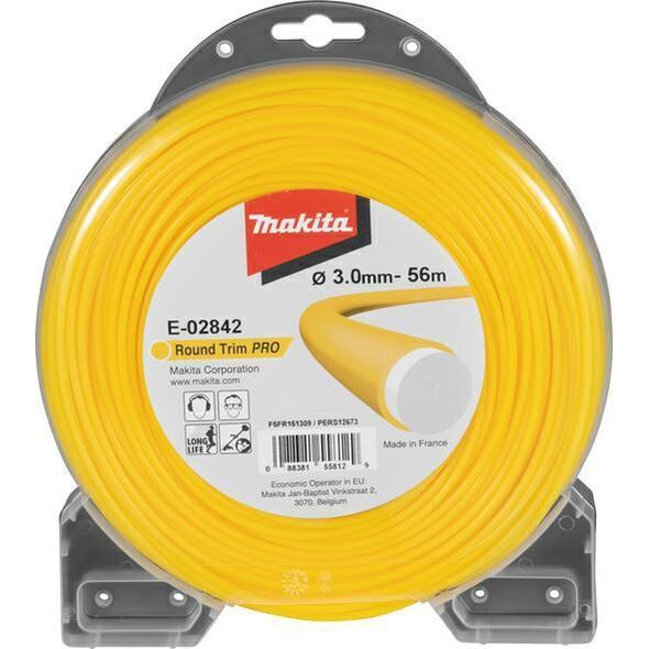 Makita MAKITA ŻYŁKA NYLONOWA OKRĄGŁA 3,0mm/56m PRO ME-02842