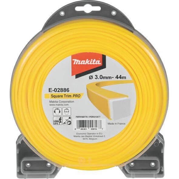 Makita MAKITA ŻYŁKA NYLONOWA KWADRAT 3,0mm/ 44m ME-02886