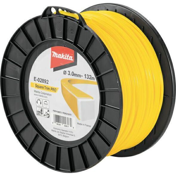 Makita MAKITA ŻYŁKA NYLONOWA KWADRAT 3,0mm/132m ME-02892