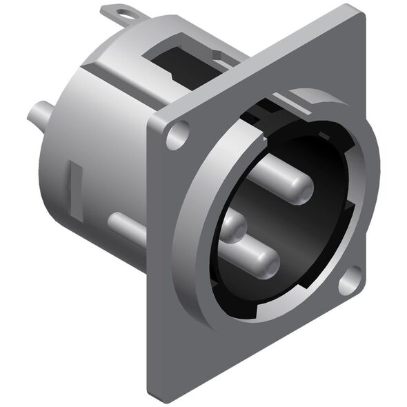 Procab AV Adapter PROCAB VC3MDL Panel Connector - 3 Pin Male XLR Connector 13332312 5414795023277