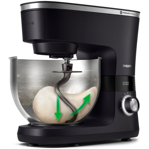 „Philips“ serijos 7000 virtuvės aparatas HR7962/01, 5,5 l dubuo, 8 greičių nustatymai, 1000 W