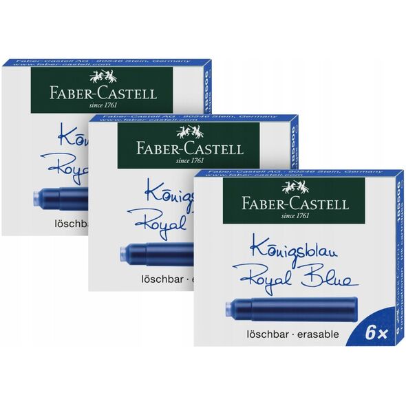Faber-Castell 201621 wkład do długopisu Niebieski 18 szt.