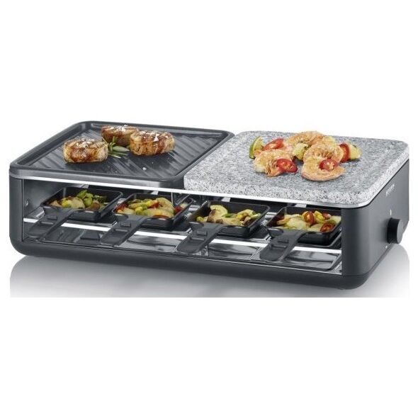 Severin RG 2366 grill raclette 8 os. 1300 W Czarny