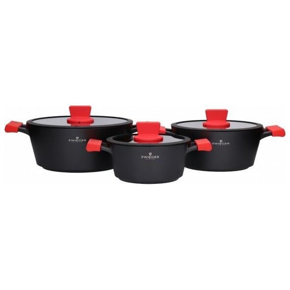 Zwieger Obsidian Zestaw Garnków 6 El