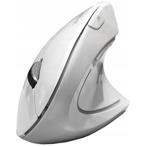 Mysz Perixx Mysz bezprzewodowa Perixx PERIMICE-813 W optyczna wertykalna pionowa prawa biała RF + BLUETOOTH
