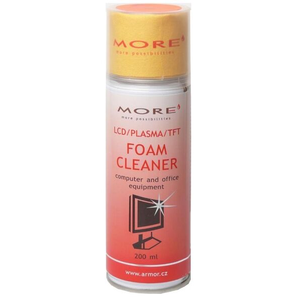 Armor ARMOR Αφρός καθαρισμού για LCD / PLASMA / TFT 200 ml + μικροενεργό πανί 13473470 8595193201102