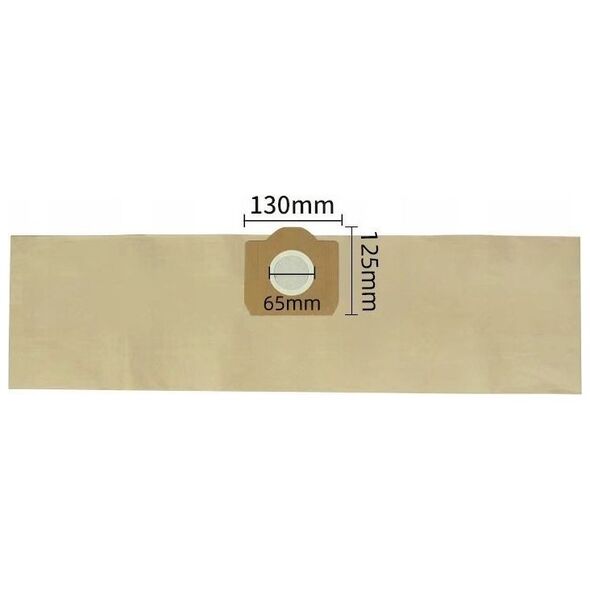 5 szt. 5x Worek Papierowy na Kurz Worki do Odkurzacza Karcher WD3 6.959-130
